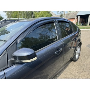 Дефлекторы окон Ford Focus II 2004-2011 Sedan/HB накладные (DEFL) Q2-2